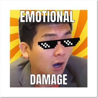 EMOTIONAL DAMAGE Tiktok Meme artwork Posters and Art